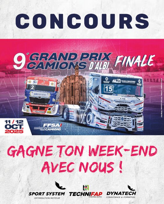 Jeu concours GP Camions Albi 2025